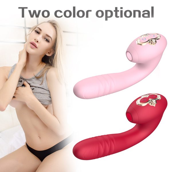Clit Sucking Vibrator​ G-spot Thrusting Dildo - Image 5