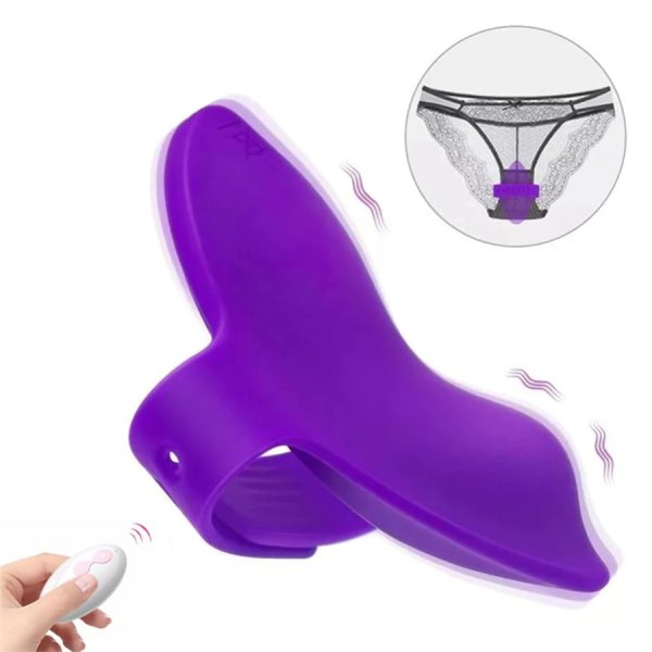 Wearable panty vibrator with remote control