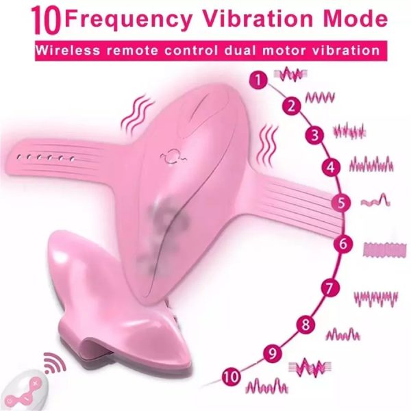 wearable panty vibrator, panty vibrator with remote, remote control vibrator, discreet wearable vibrator, dual motor panty vibrator